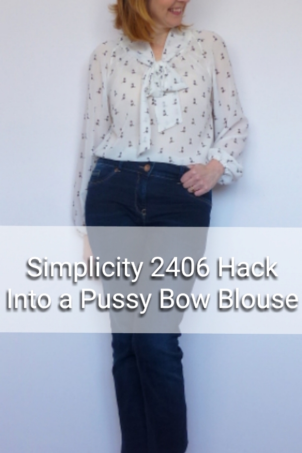Georgette pussy bow blouse