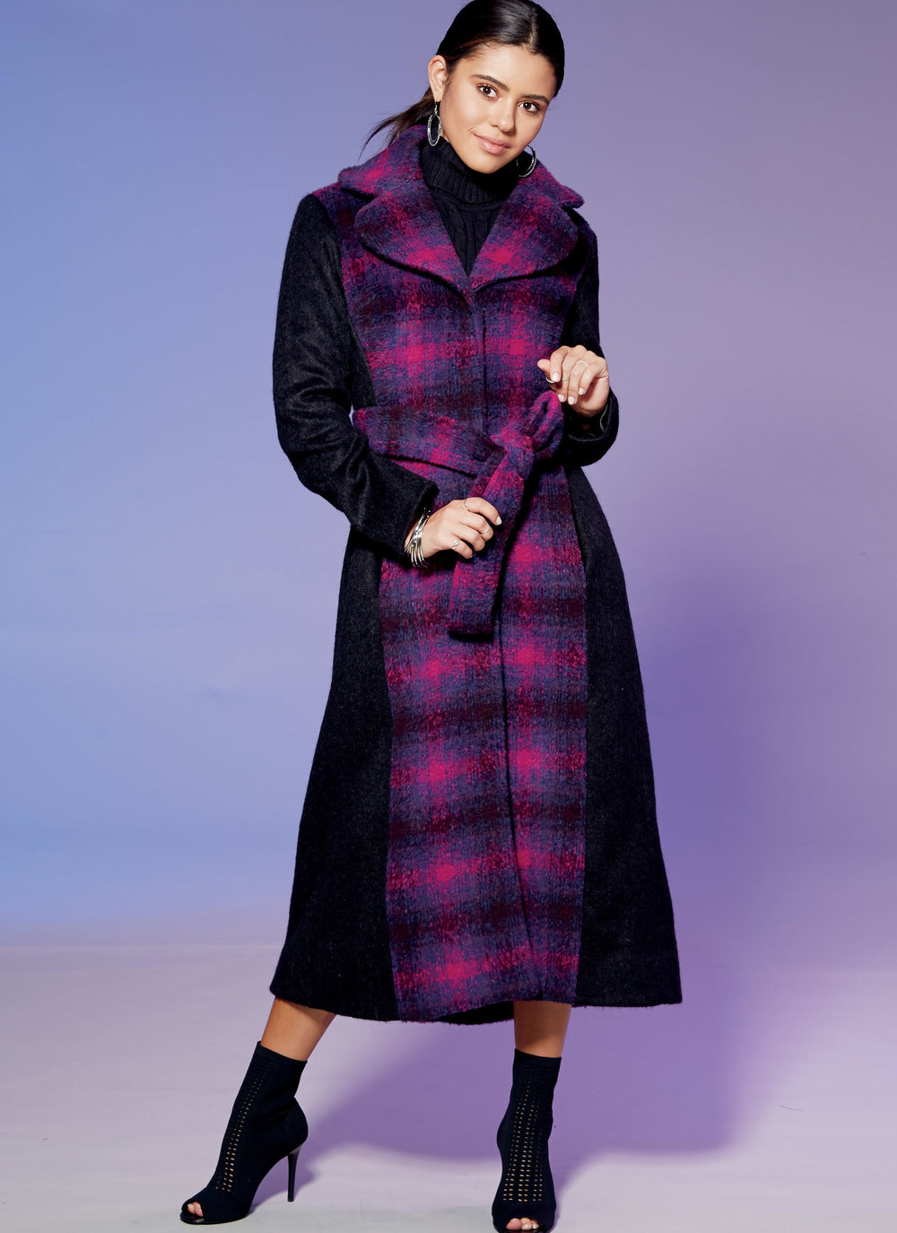 trends and sewing inspiration. McCalls 7667: Belted coat.