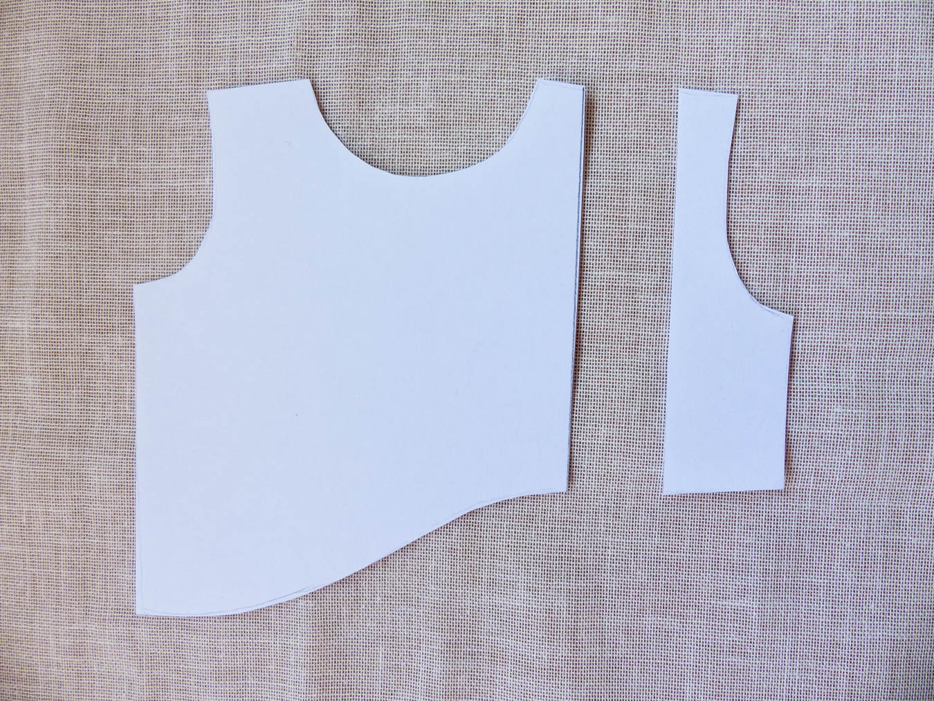 DIY double layered top Pattern preparation