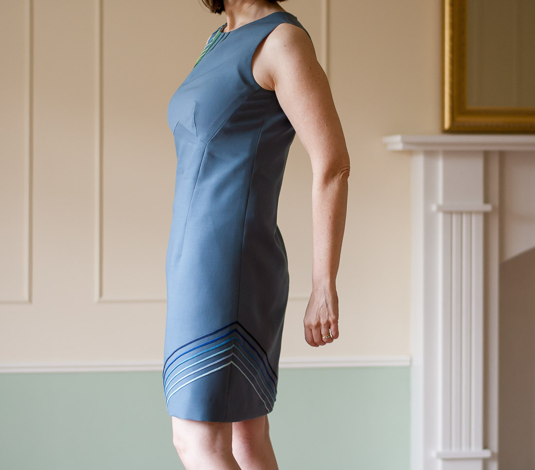 DIY '60s Style dress Using Vogue 1809