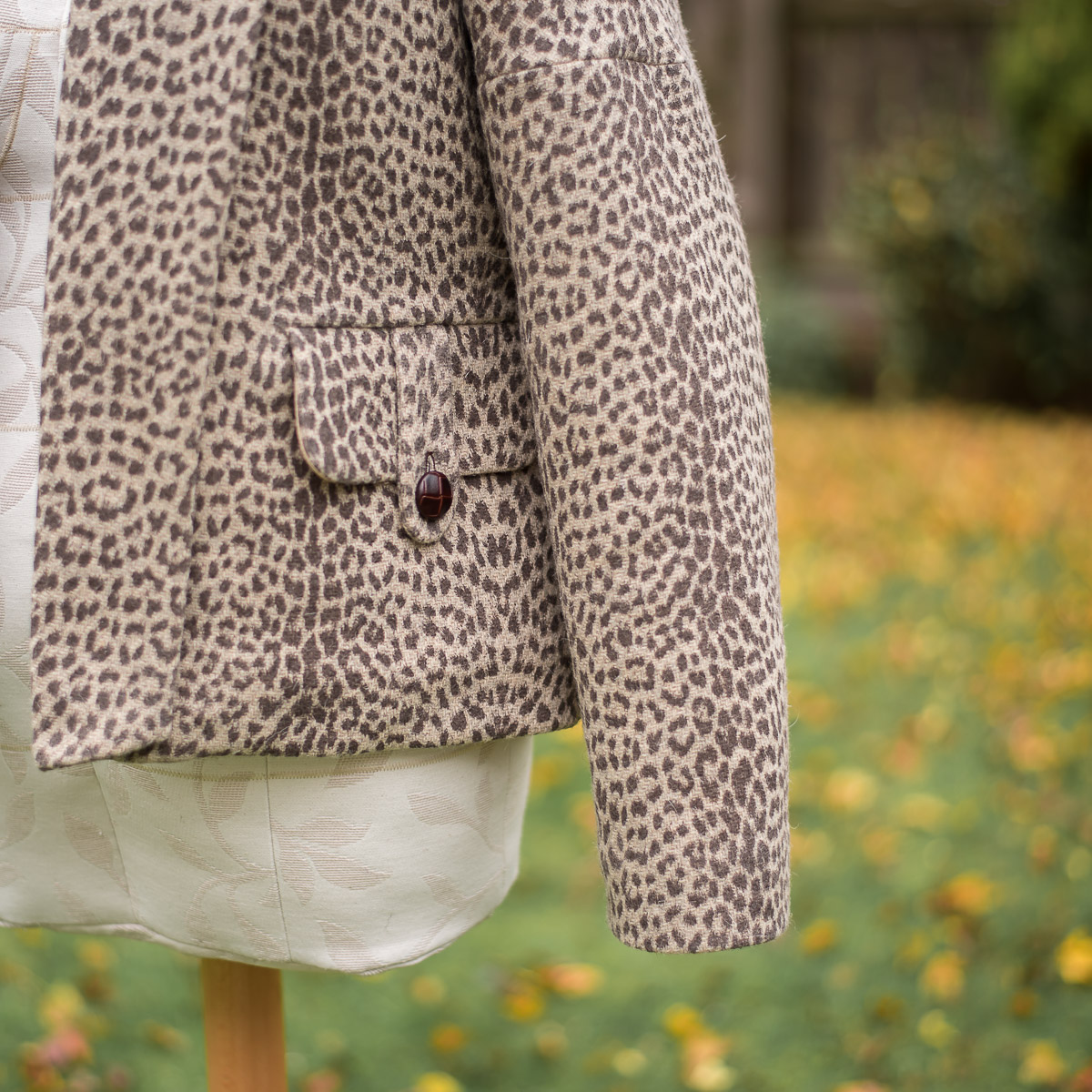 DIY Casual leopard print coat