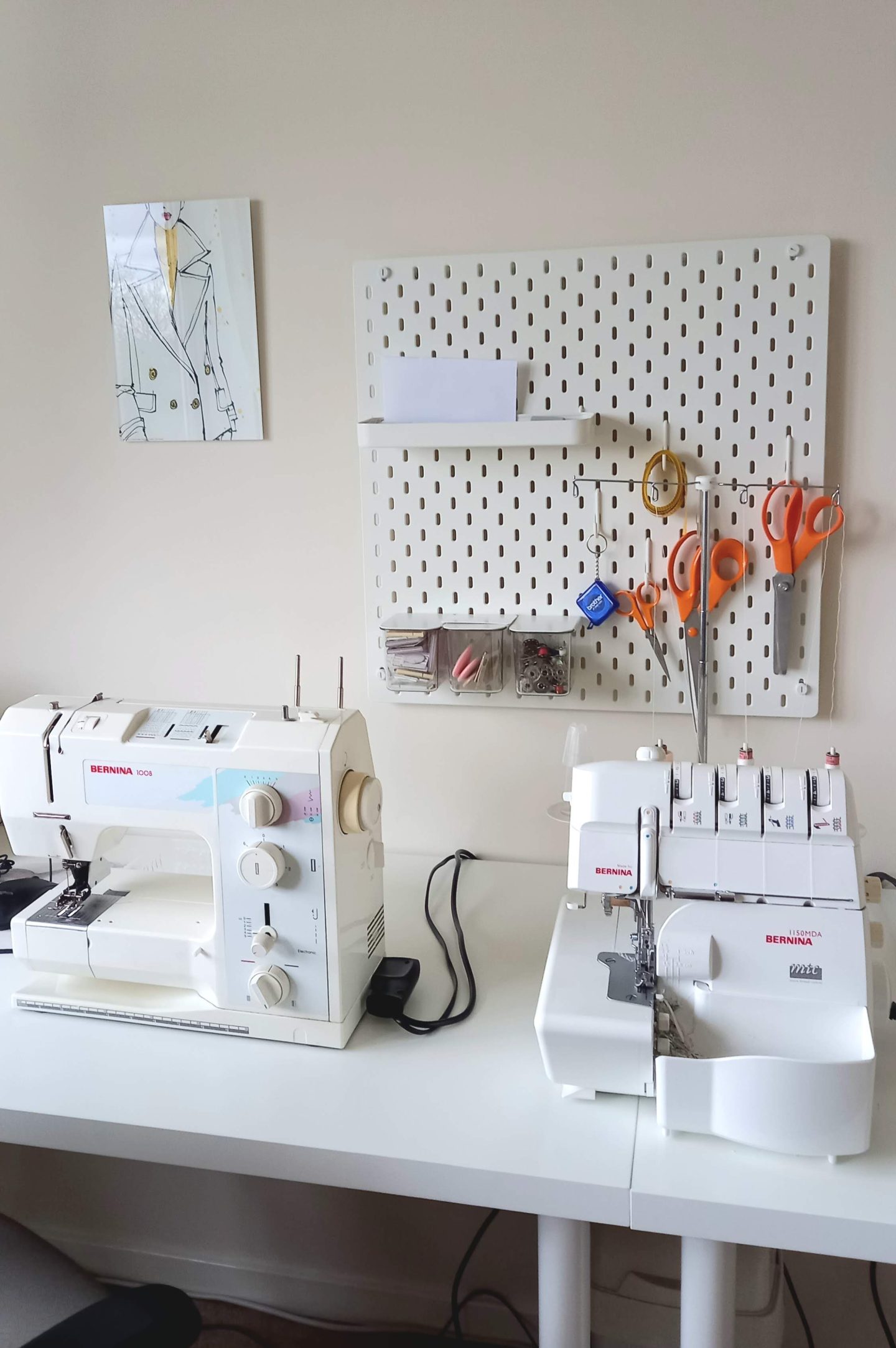 Sewing room makeover