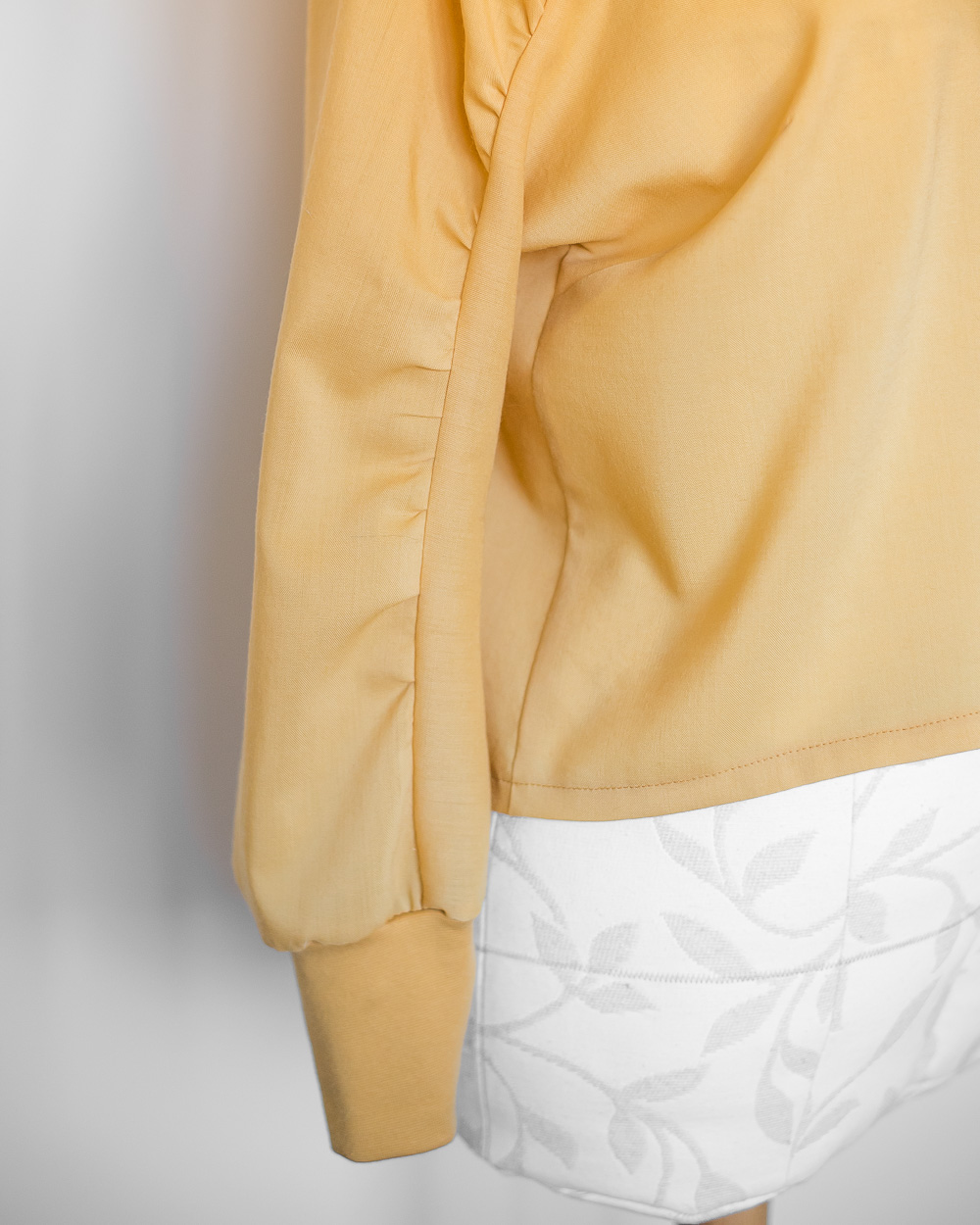 Fibre Mood Harper blouse added cuff detail
