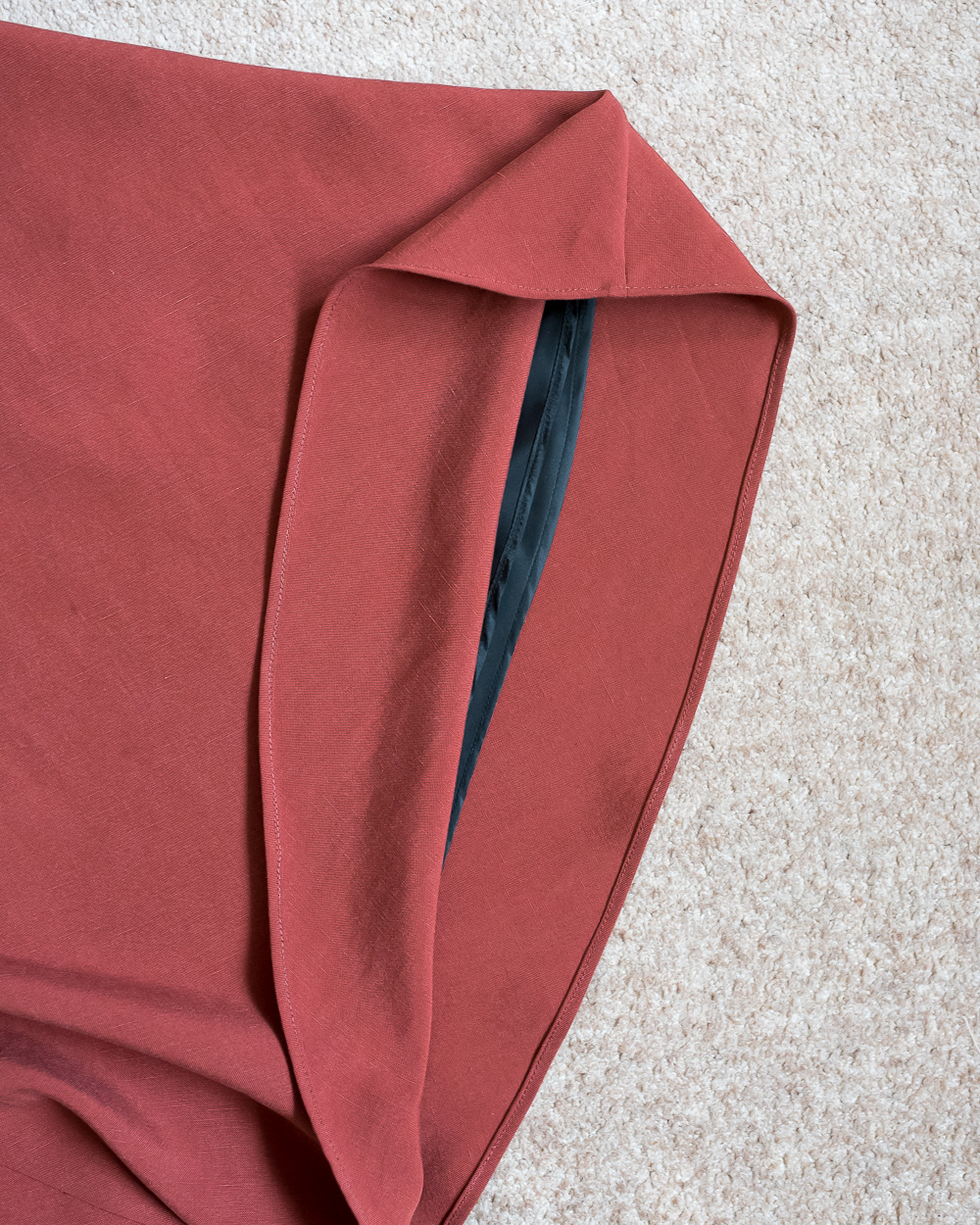 Bias-Cut Maxi Skirt. Baby hems