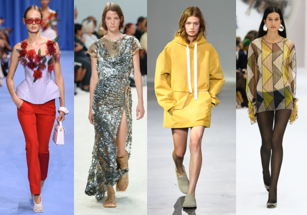 Sewing Inspiration From Spring Trends 2024
Balmain, Rabanne, J W Anderson, Missoni