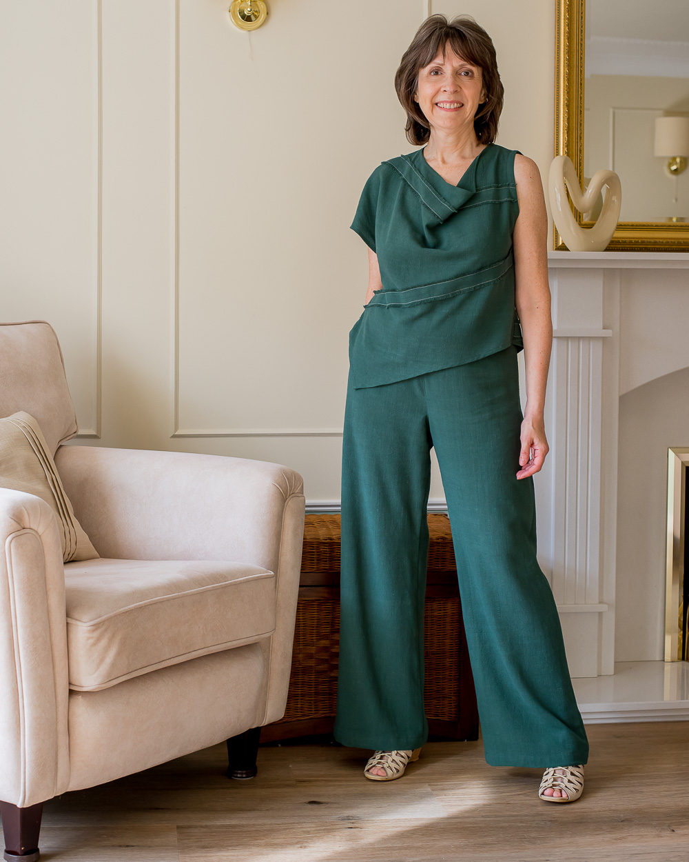 A Matchy-Matchy Linen Co-ord
