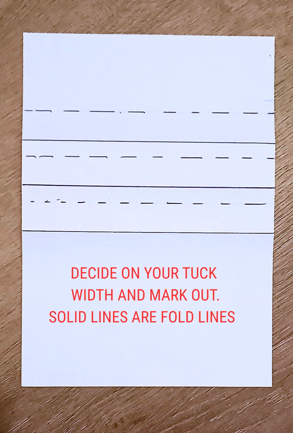 Creating upper bodice tucks-1