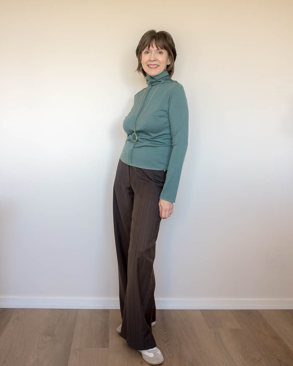 Grasser Patterns Turtleneck Top