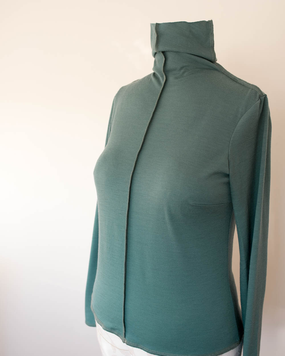 Grasser Patterns Turtleneck Top