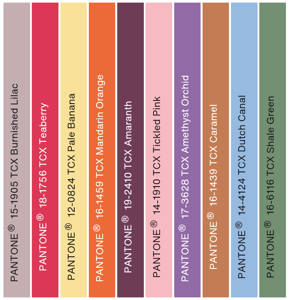 London Spring 2026 Pantone