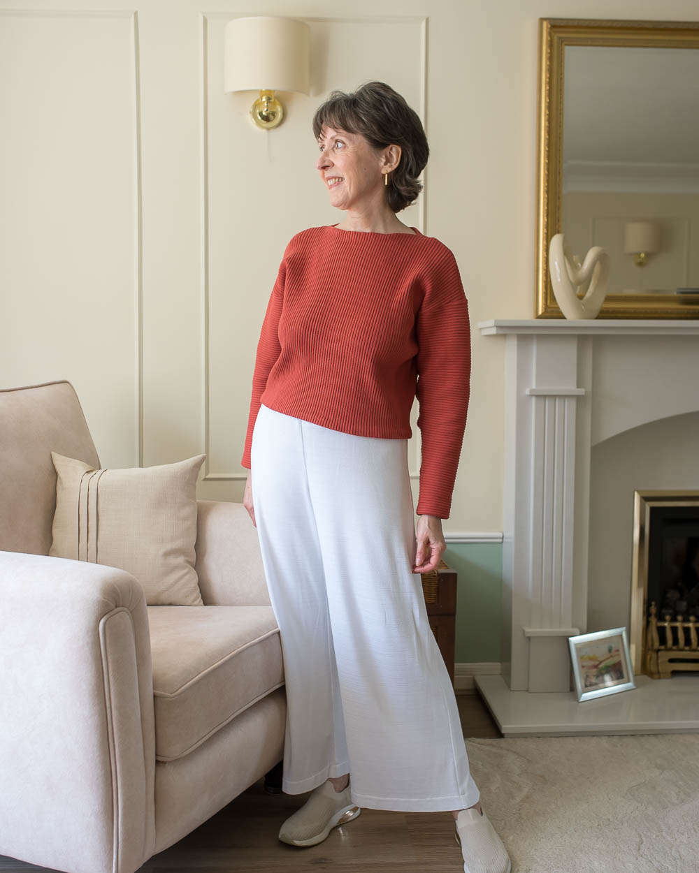 Self-Drafted Cotton Rib Sweater