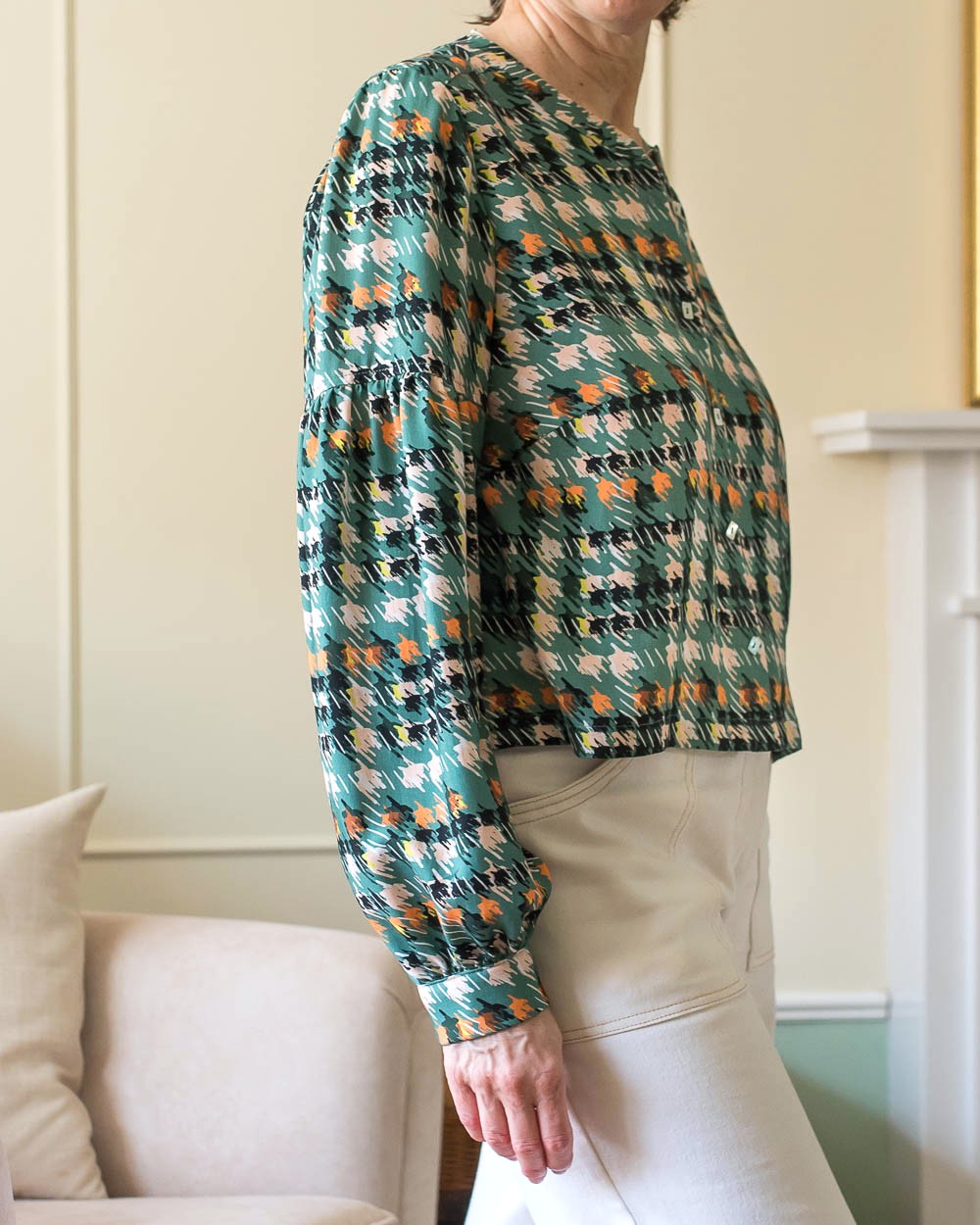 The Puff Shirt In Viscose Twill