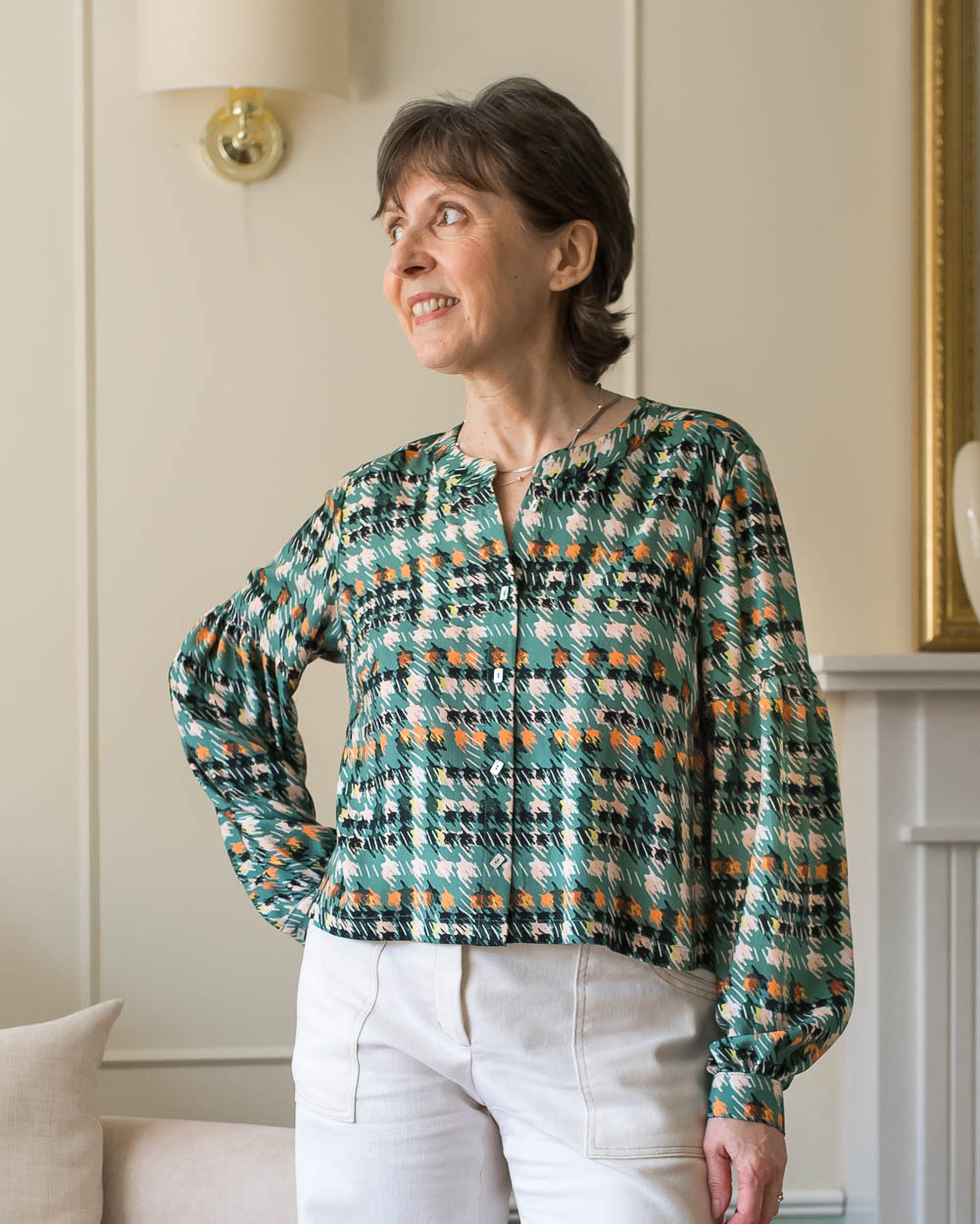 The Puff Shirt In Viscose Twill
